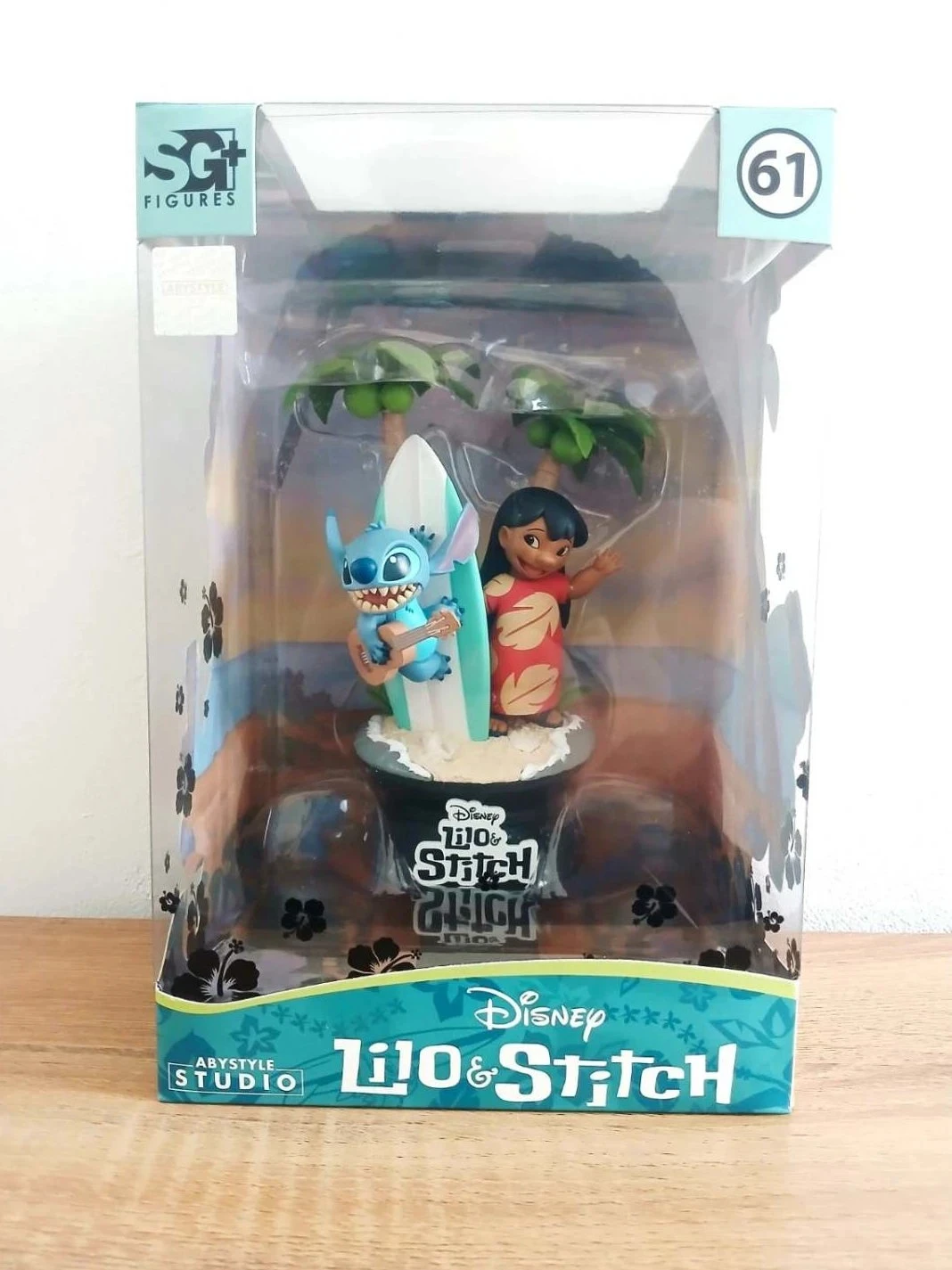 Figurine 17cm Disney Lilo et Stich Planche de surf Abystyle SFC 61